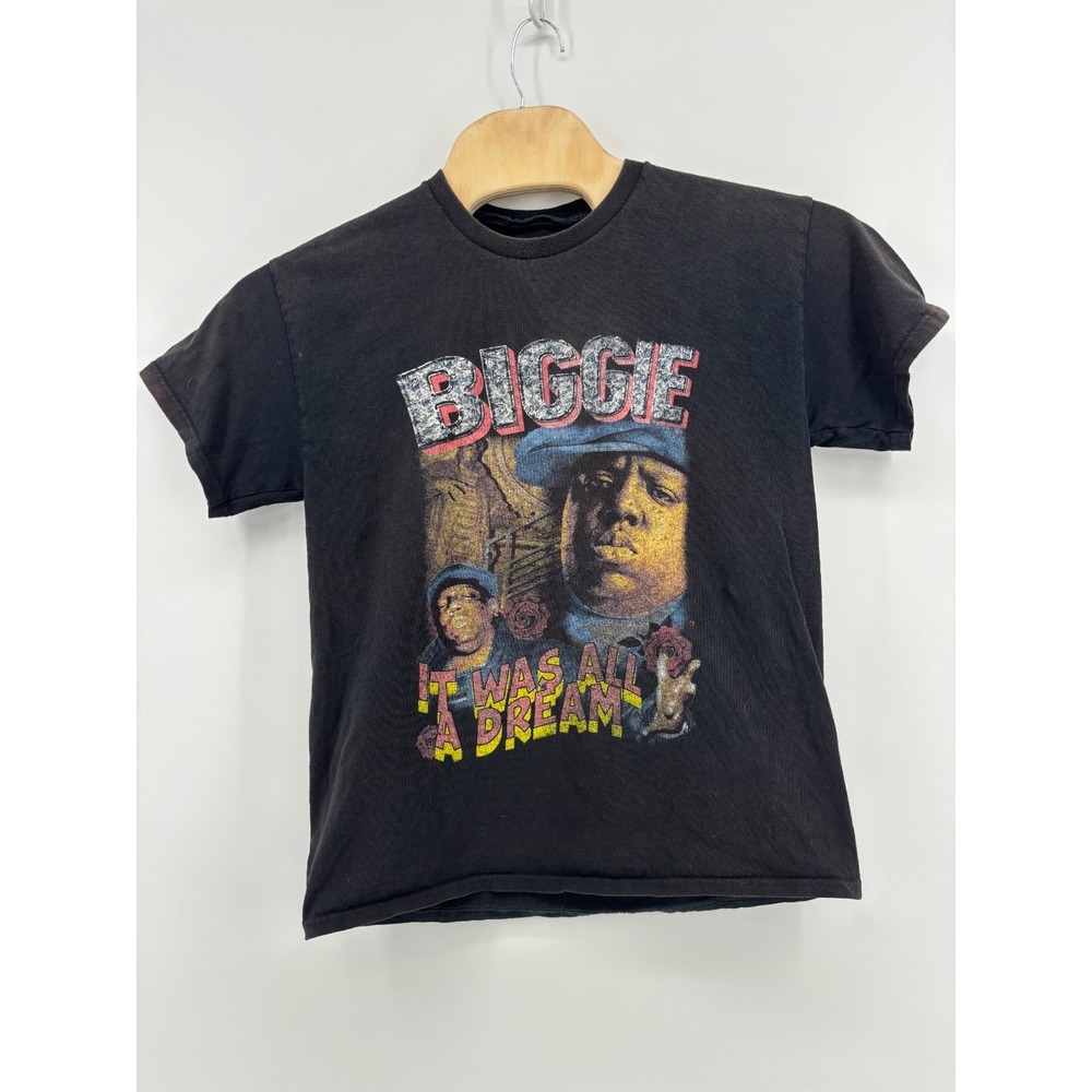 Biggie Smalls It Was All a Dream Rap T-Shirt Mens Black The Notorious BIG M